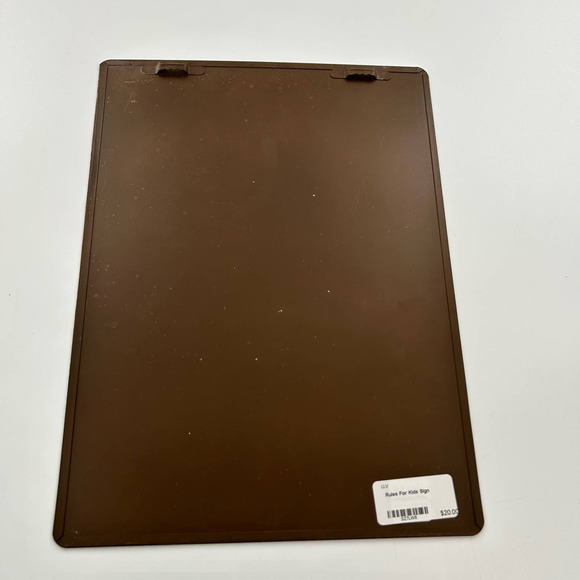 Rules for Kids Blue and White Metal Sign 10.25 x 13.75 Inch Fun Family Rules - Picture 2 of 4